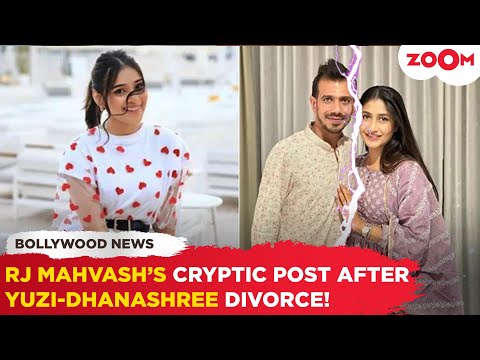 Dhanashree-Yuzvendra DIVORCE: RJ Mahvash takes a DIG with her CRYPTIC post after ALIMONY news?