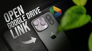 How to Open Google Drive Link iPhone (tutorial)