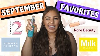 SEPTEMBER FAVORITES 2020 | NEW MAKEUP PRODUCT REVIEWS | RARE BEAUTY, MORPHE 2, MILK MAKEUP & MORE