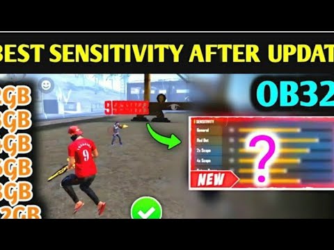 New Sensitivity Free Fire After Update 😈| After Update New Sensitivity Free Fire | OB32 Sensitivity