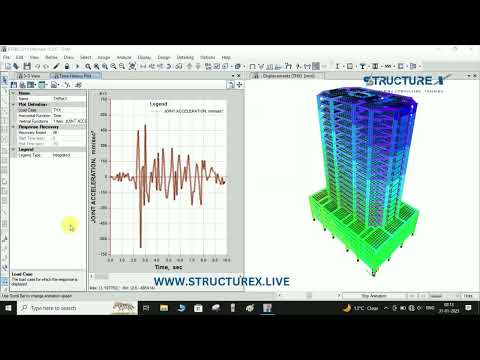 Performing time history data to check seismic preformation of High Rise Residential Building -DELHI