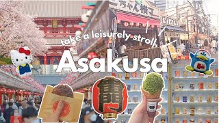 Japanese Travel Alone in Asakusa /Enjoy shopping and street food✨ /Sensoji Temple /Sanrio shop