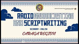 NSPC 2025 RADIO BROADCASTING ENGLISH (Secondary) - REGION XIII (CARAGA)