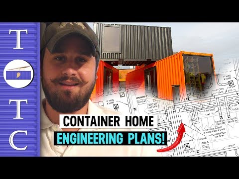 MY BIGGEST CHALLENGE SO FAR!  Container Home Engineering Plans | TOTC Ep. 8