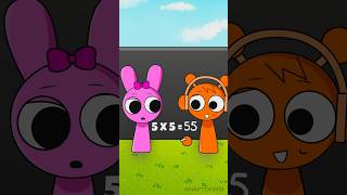 Sprunki Solve Math Challenge Part 2 Animation #sprunki #shorts #animation