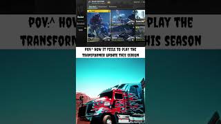 he is alive optimus is here🥶 #ytshorts#newseason #pubgmobile #shorts #newupdate #transformers