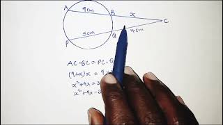 INTERSECTING SECANTS /Chords intersecting externally