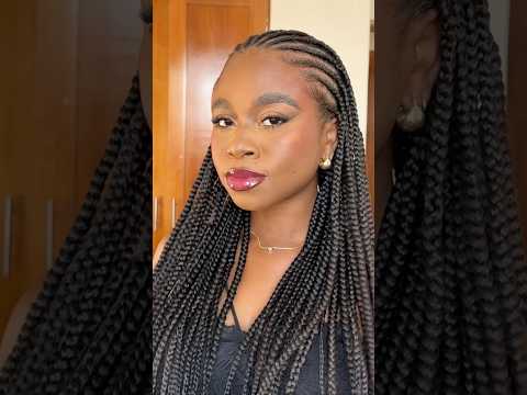 #protectivestyles #hairstyle #braids #braidstyles #cornrows #feedinbraids #hair #hairtutorial