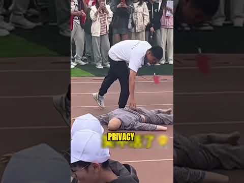 Sports day at a chinese medical school 🔅 #china #korean #bts #cdrama #funny #explained #neet #jee