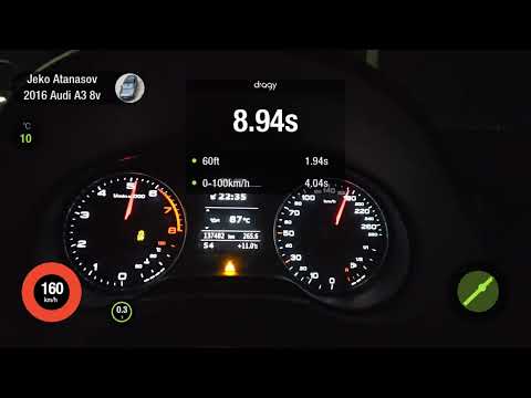 A3 is38 quattro 0-200km/h
