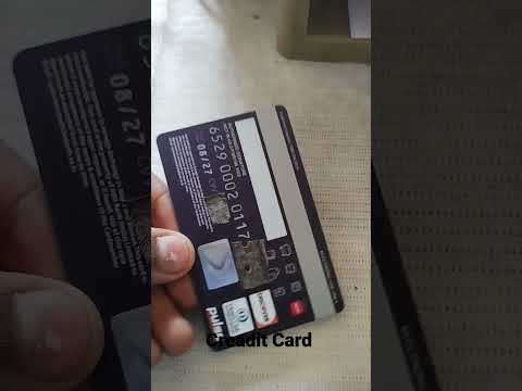 Creadit Card Unboxing
