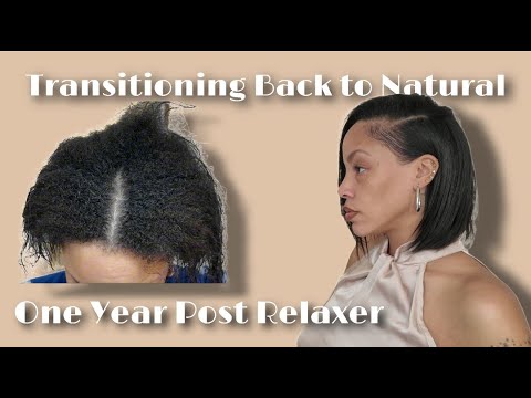 One Year Post Relaxer | Transitioning Back to Natural | Heat Protection Q-tip Test