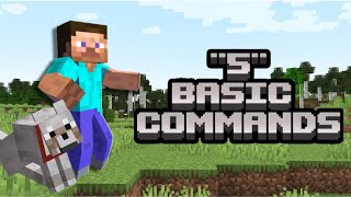Know these 5 Awesome commands! #minecraft #gaming 