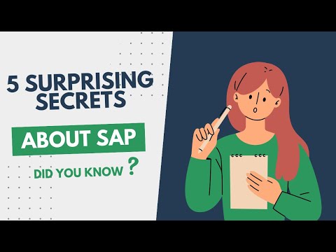 5 Surprising Secrets About SAP You Didn't Know