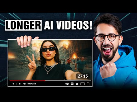 Create Cinematic Long AI Videos with Consistent Characters (Veo 3 Tutorial)