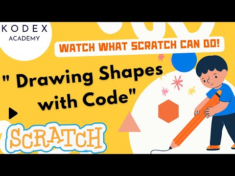 🎨 Learn to Draw Different Shapes in Scratch Using Pen Blocks! 🖊️