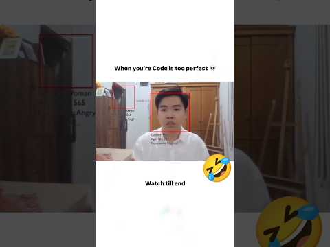 When a Python coder makes face recognition project |🤣😂
