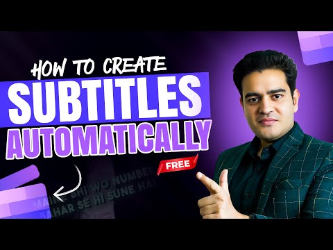How to Create Subtitles Automatically Free | How To Add Auto Captions On YouTube | #autosubtitle