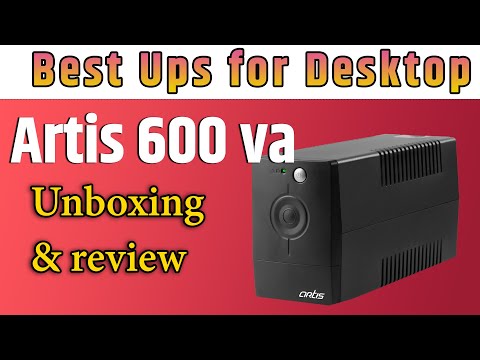 Artis 600VA UPS Unboxing & Review – 40 मिनिटे बॅकअप, Desktop PC साठी सर्वोत्तम UPS!