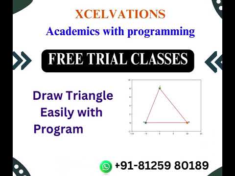 Draw Triangle Easily with Programming