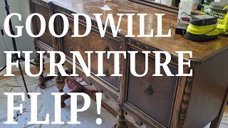 Can I Save This Antique from GOODWILL? DIY Chalk Paint Makeover [Beginner Friendly!]