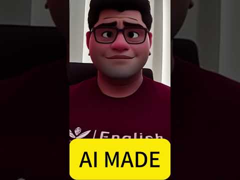 MADE THIS PIXAR OF MYSELF USING AI #ai #pixar #aivideogenerator  #viralvideos