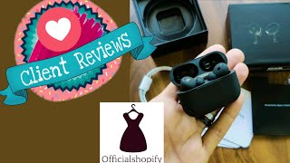 Client Reviews |earpods review | Happy customer happy ours | #officialshopify YouTube video