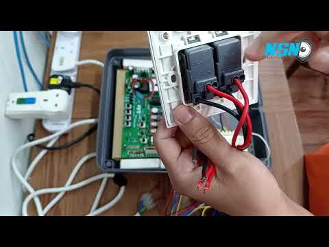 Cara Pasang Dnor 212 Arm gate motor guna Panel A4