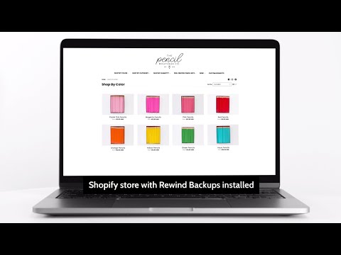 How to Backup Shopify with Rewind Backups