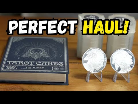 My PERFECT Silver Haul 🎉 #silver #silverstacking #preciousmetals