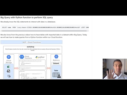 3  -  ETL with GCP - SQL queries within Cloud Function in Big Query