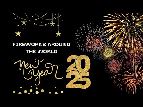 Fireworks Around the World | World Welcomes New Year with Stunning Fireworks\Grand Fireworks Display