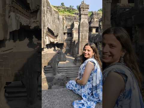 Day 203 || Mystery of Elora Caves | Kailash Temple 😍❤️ | #shorts #ellora #minivlog