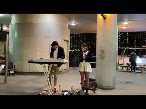 【蜚蜚 - 陳僖儀】Busking cover by可兒 & Jason｜2023/04/08