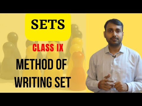 Sets and method of writing sets for Class 9. Part 1 @gsquare_2209