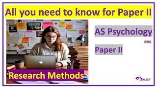 All you need to know from Research Methods. (Paper II)