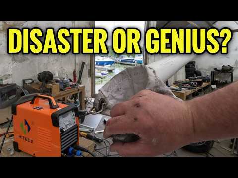 🔥 Can the CHEAPEST TIG Welder on AliExpress Fix My Sailboat Boom?! | Hitbox HBT250 Test