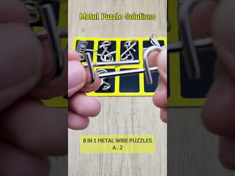Metal Puzzle A.2 #puzzle #puzzlesolving #diy #art #asahotak #jigsaw #braintest #brainteasers