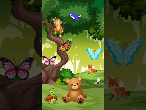 Count 1-5 with Teddy! 🐻 Fun Kids Short #shorts  #countingforkids  #kidslearning #viralkids