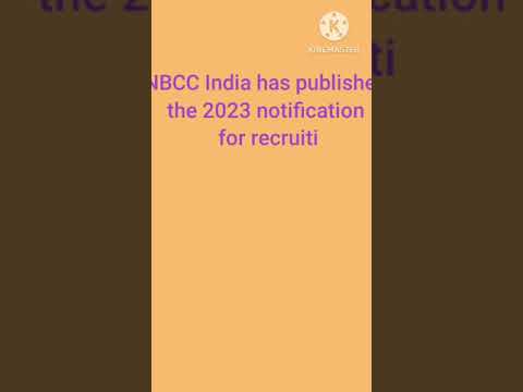 ✅NBCC management trainee through gate 2023 vacancy out | Civil gate jobs | NBCC recruitment 2023
