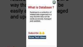 What is database ? Define Database Meaning of Database , Database is a collection of related data.