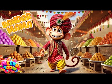 Bandar Mama Pahan Pajama | Hindi Rhymes collection for Children | Hindi Nursery Rhymes For Kids