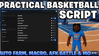 Practical Basketball Script | KEYLESS With Auto Green, Infinite Stamina, Dribble & More!