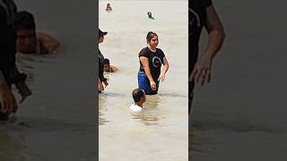 Cox's Bazar sea beach swimming video. #shorts #shortsfeed #beach