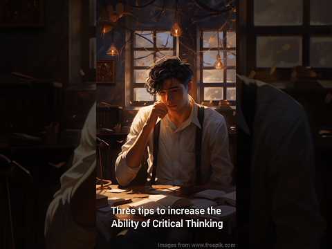 Simplest guide for critical thinking #lifelessons #inspiration #criticalthinking #wisdom