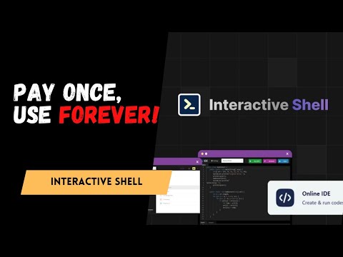 Interactive Shell: Build Terminal-Style Interactions for Your Site 💻⚙️ | AppSumo Deal