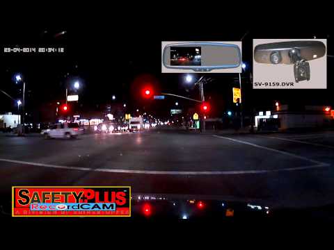 SafetyPlus™ SV-9159 DVR Rear View Mirror Monitor