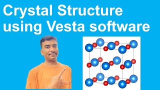 How to draw a crystal structure (unit cell) from scratch using Vesta?