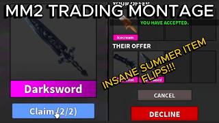 MM2 TRADING MONTAGE #27 (INSANE SUMMER ITEM FLIPS!) || EX MM2 TRADER GETS RICH AGAIN