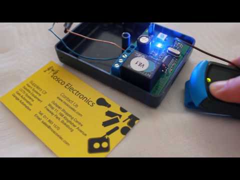 How To Program A Sentry Code Hopping CH RX 2B Receiver.